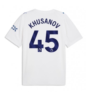 Manchester City Abdukodir Khusanov #45 Tredjetrøje 2026-27 Kortærmet